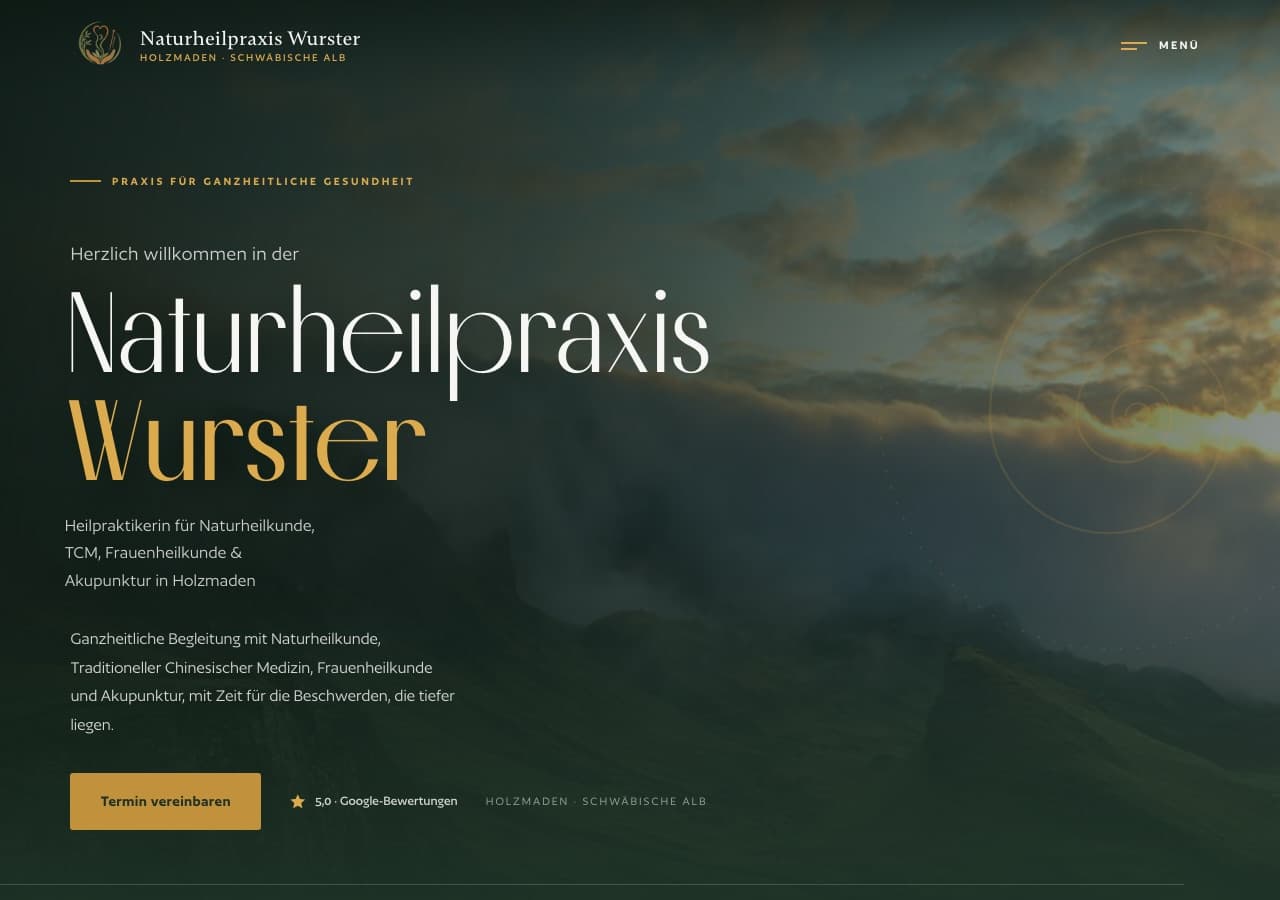 Screenshot: Naturheilpraxis Wurster
